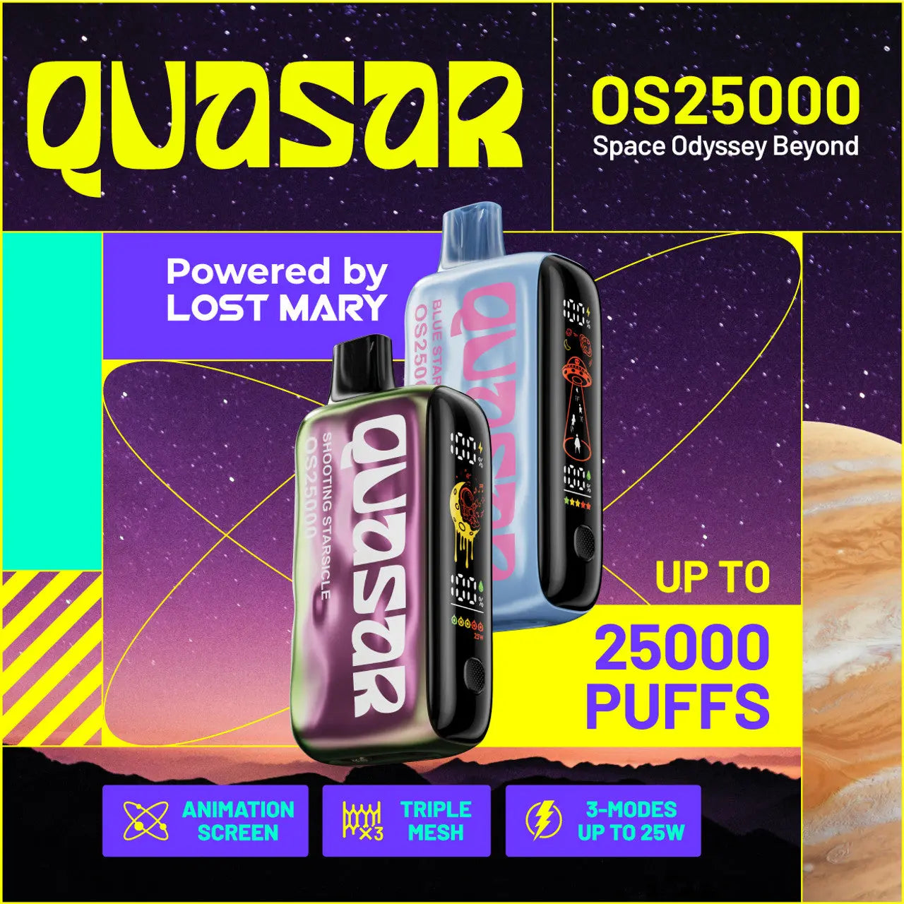 Lost-Mary-Quasar-OS25000-Flavor-Profiles-Features Alternative pods | Online Vape & Smoke Shop