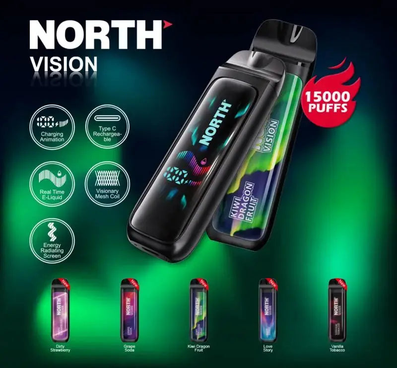 Explore-the-New-Flavors-of-North-Vision-15K-Disposable-Vape Alternative pods | Online Vape & Smoke Shop