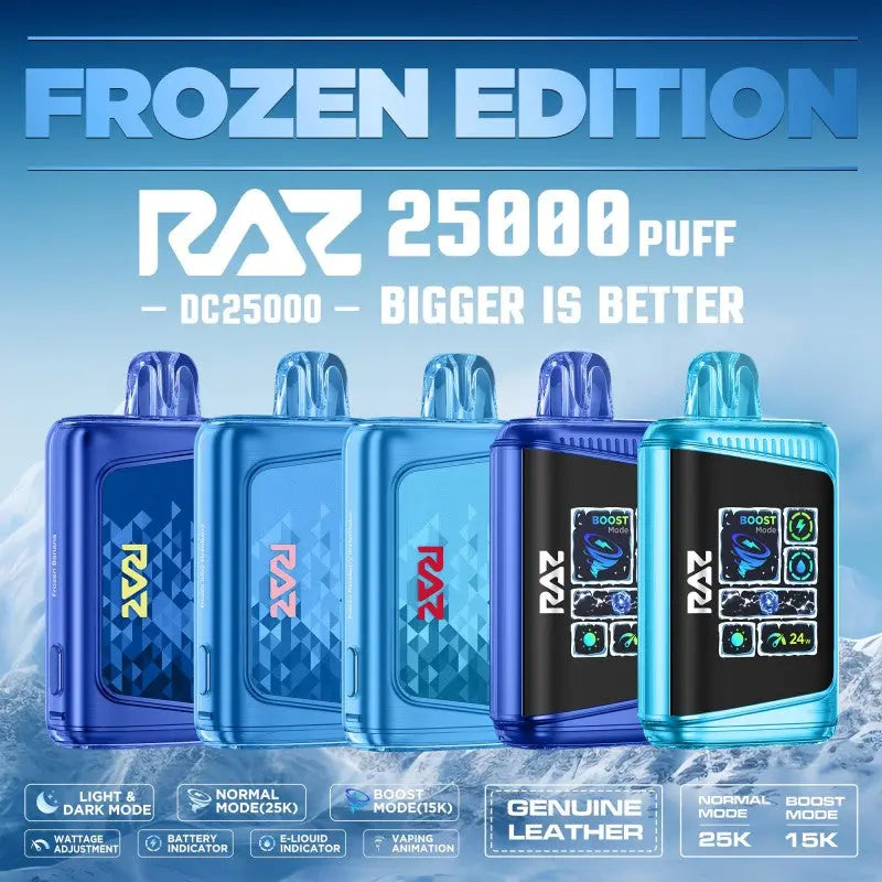 Raz-DC25000-Frozen-Edition-New-Flavors-Review Alternative pods | Online Vape & Smoke Shop