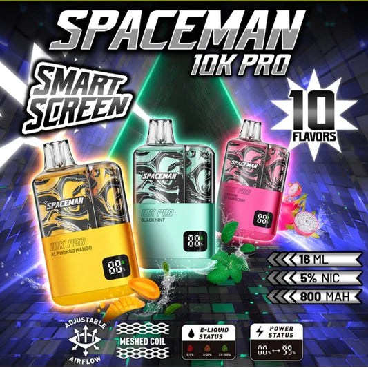 Spaceman 10k Pro Disposable Vape - An Innovation in Disposable Vaping