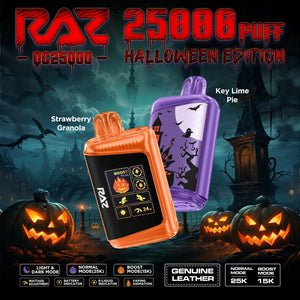 New Halloween Edition Flavors: Raz DC25000 New Halloween Edition Flavors: Raz DC25000