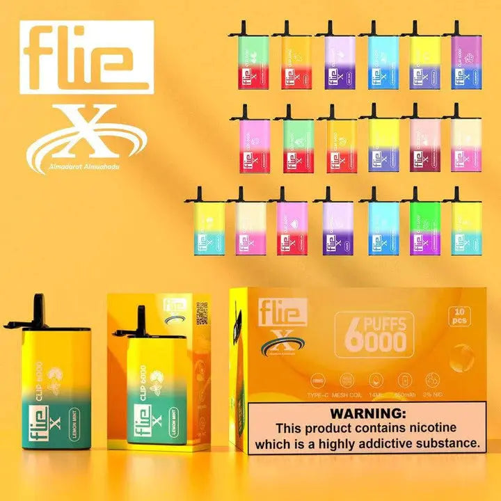 FLIE CLIP 6000: The Rechargeable Disposable Vape Revolution