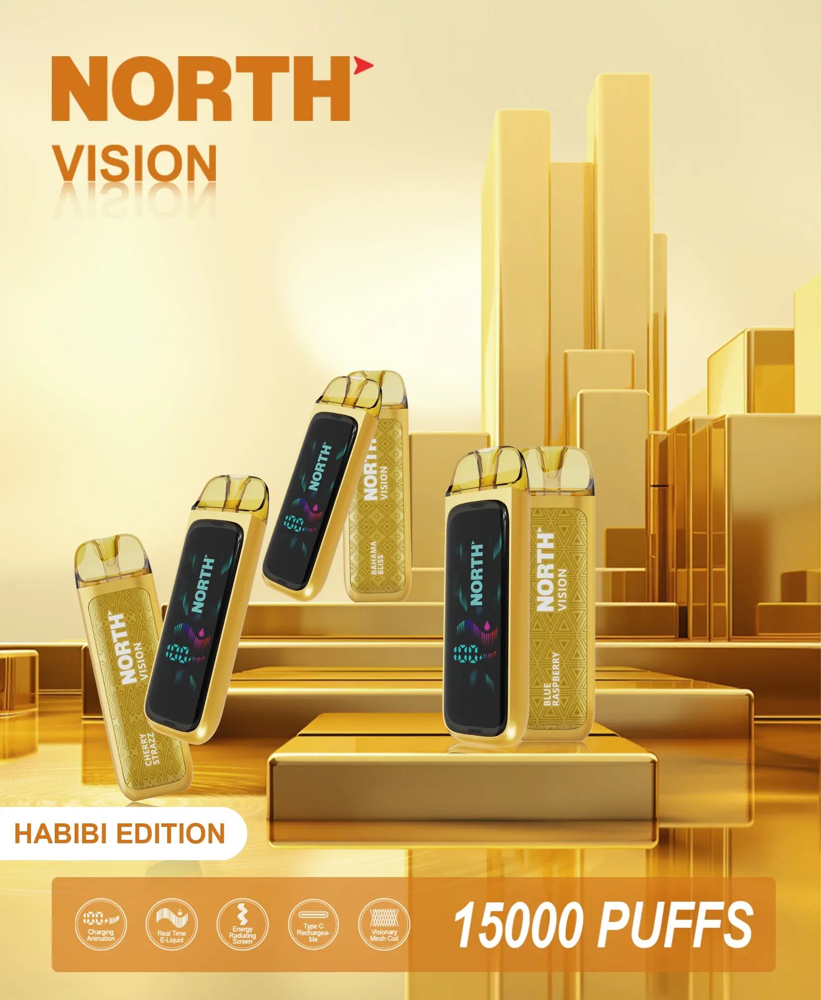 Unveiling-Habibi-Edition-Flavors-of-North-Vision-15K-Disposable-Vape Alternative pods | Online Vape & Smoke Shop