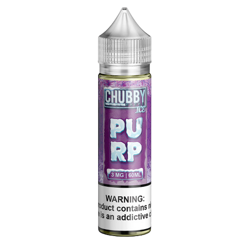 Chubby Vapes Ice Synthetic Nicotine E-Liquid 60ML Purp