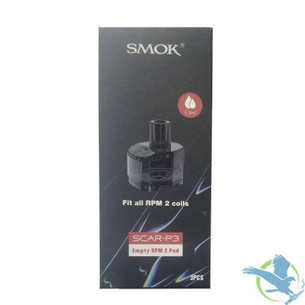 SMOK SCAR-P3 RPM 2 Refillable 5.5ML Replacement Pod - Online Vape Shop | Alternative pods | Affordable Vapor Store | Vape Disposables