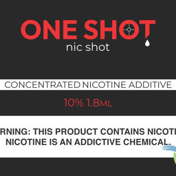 One Shot 1.8ML Freebase Nic Shot Concentrated Nicotine Additive - Online Vape Shop | Alternative pods | Affordable Vapor Store | Vape Disposables