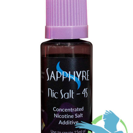Sapphyre Salt Nic 45 Concentrated Solution Pre-Measured For 45MG In 15ML Mixing Bottle - Online Vape Shop | Alternative pods | Affordable Vapor Store | Vape Disposables