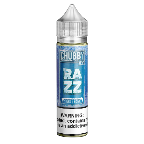 Chubby Vapes Ice Synthetic Nicotine E-Liquid 60ML Razz