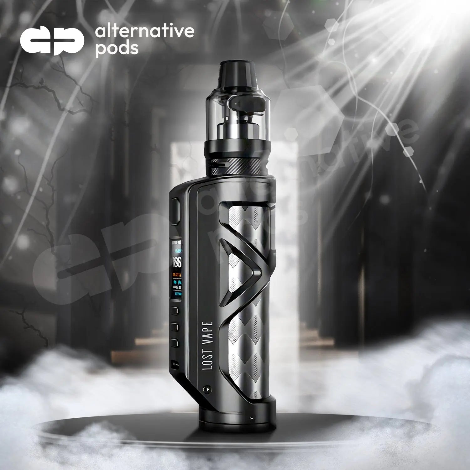 Lost Vape Quest Cyborg 100W 21700/20700/18650 Pod Mod Starter Kit - Alternative pods | Online Vape & Smoke Shop