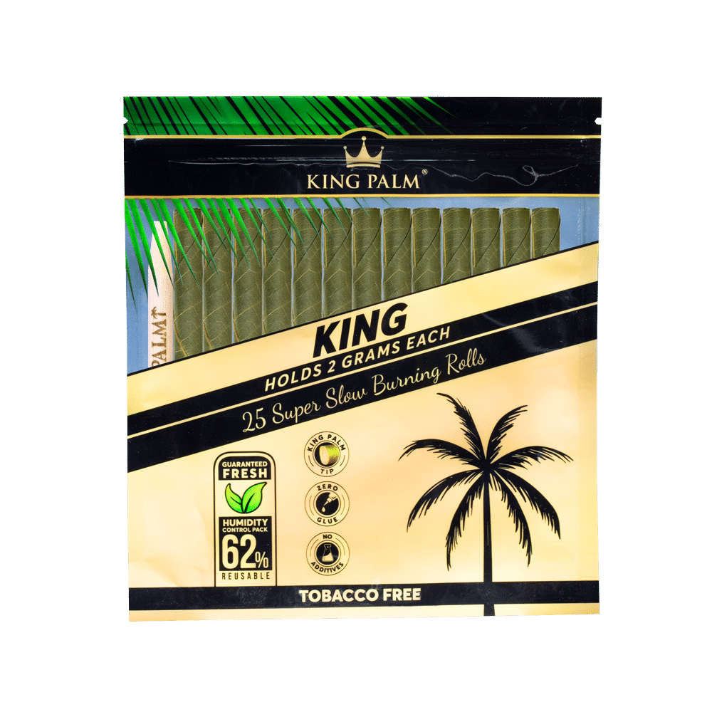 King Palm Super Slow Burning Rolls 25ct King 