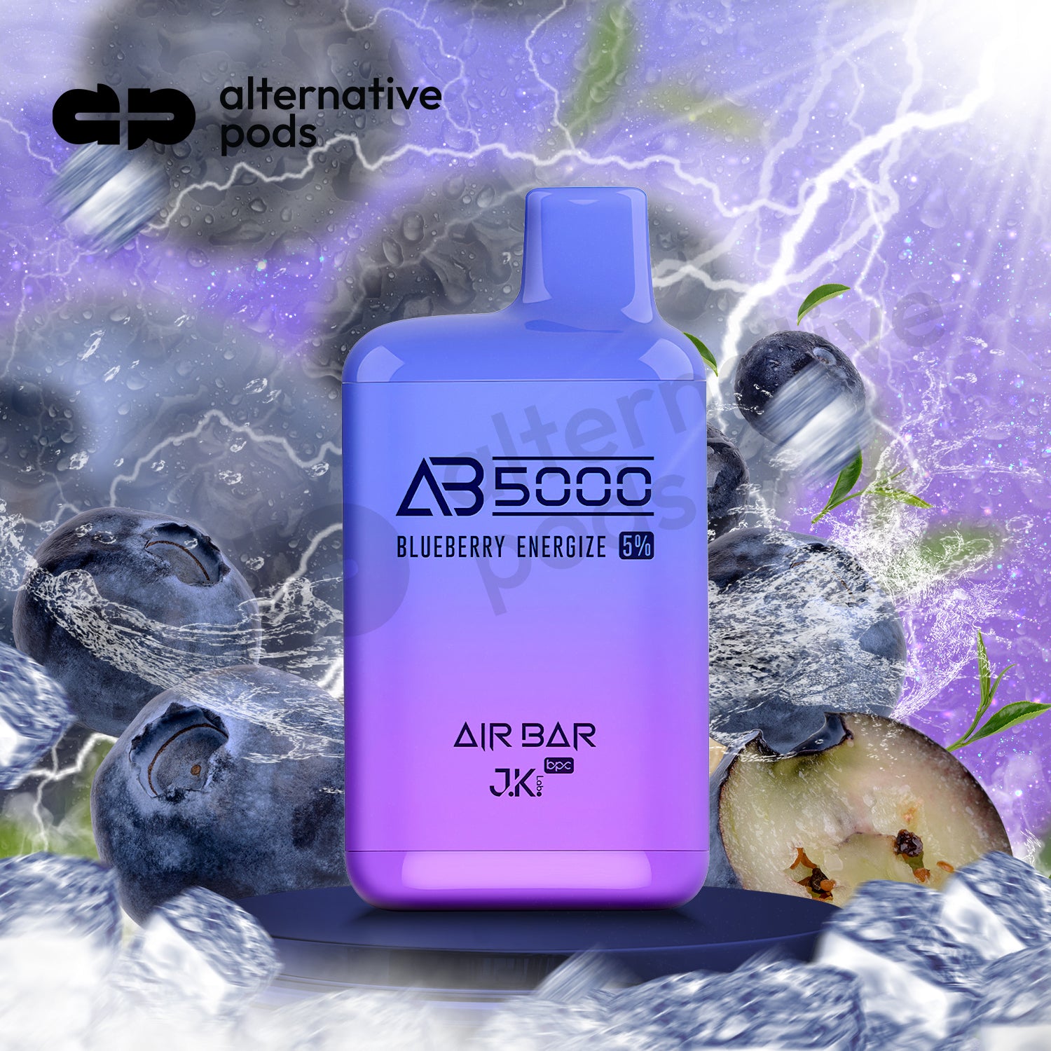 Air Bar AB5000 Disposable-BLUEBERRY ENERGIZE