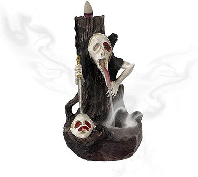 THS Back Flow Ghost Skull Incense Burner