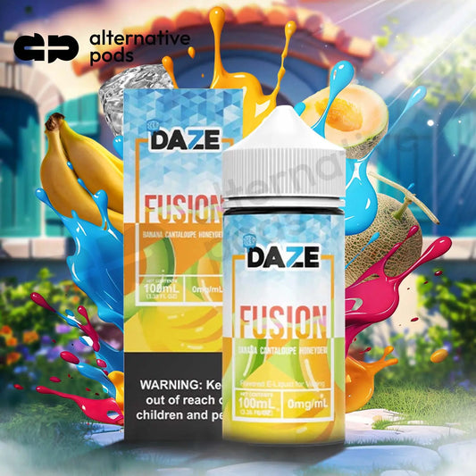 7 Daze Fusion Synthetic Nicotine E-Liquid 100ML 7 Daze