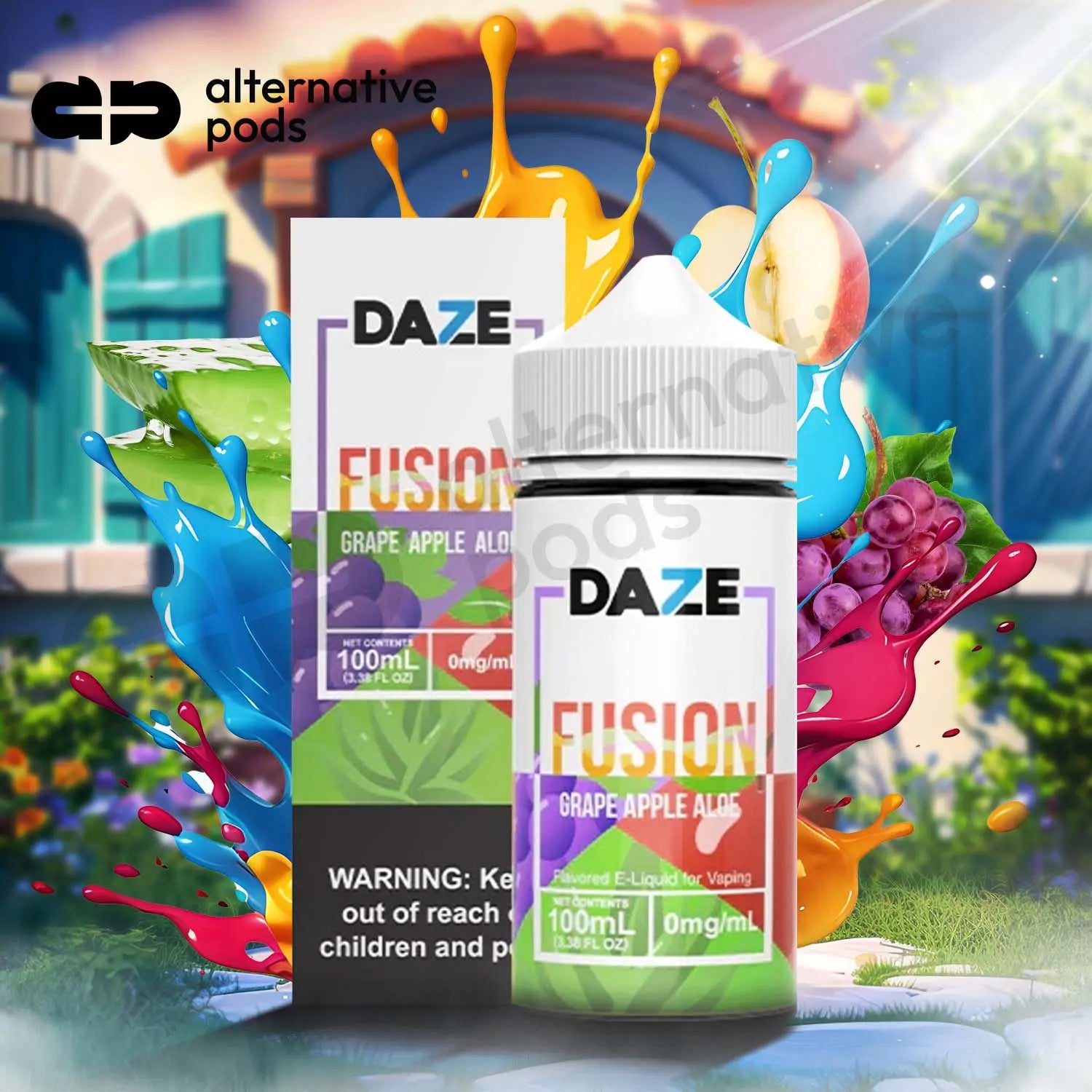 7 Daze Fusion Synthetic Nicotine E-Liquid 100ML 7 Daze