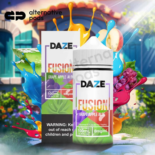 7 Daze Fusion Synthetic Nicotine E-Liquid 100ML 7 Daze