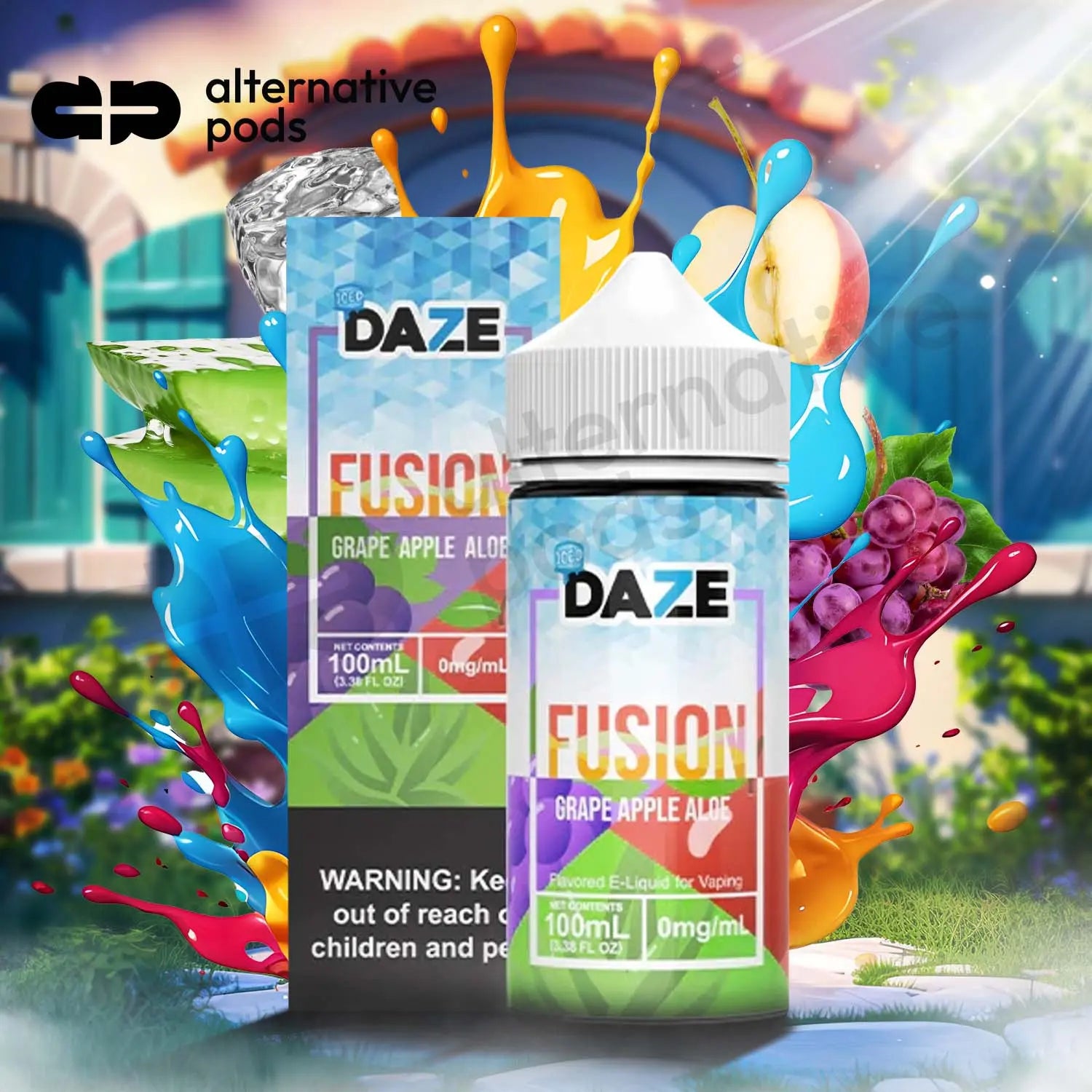 7 Daze Fusion Synthetic Nicotine E-Liquid 100ML 7 Daze