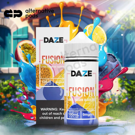 7 Daze Fusion Synthetic Nicotine E-Liquid 100ML 7 Daze