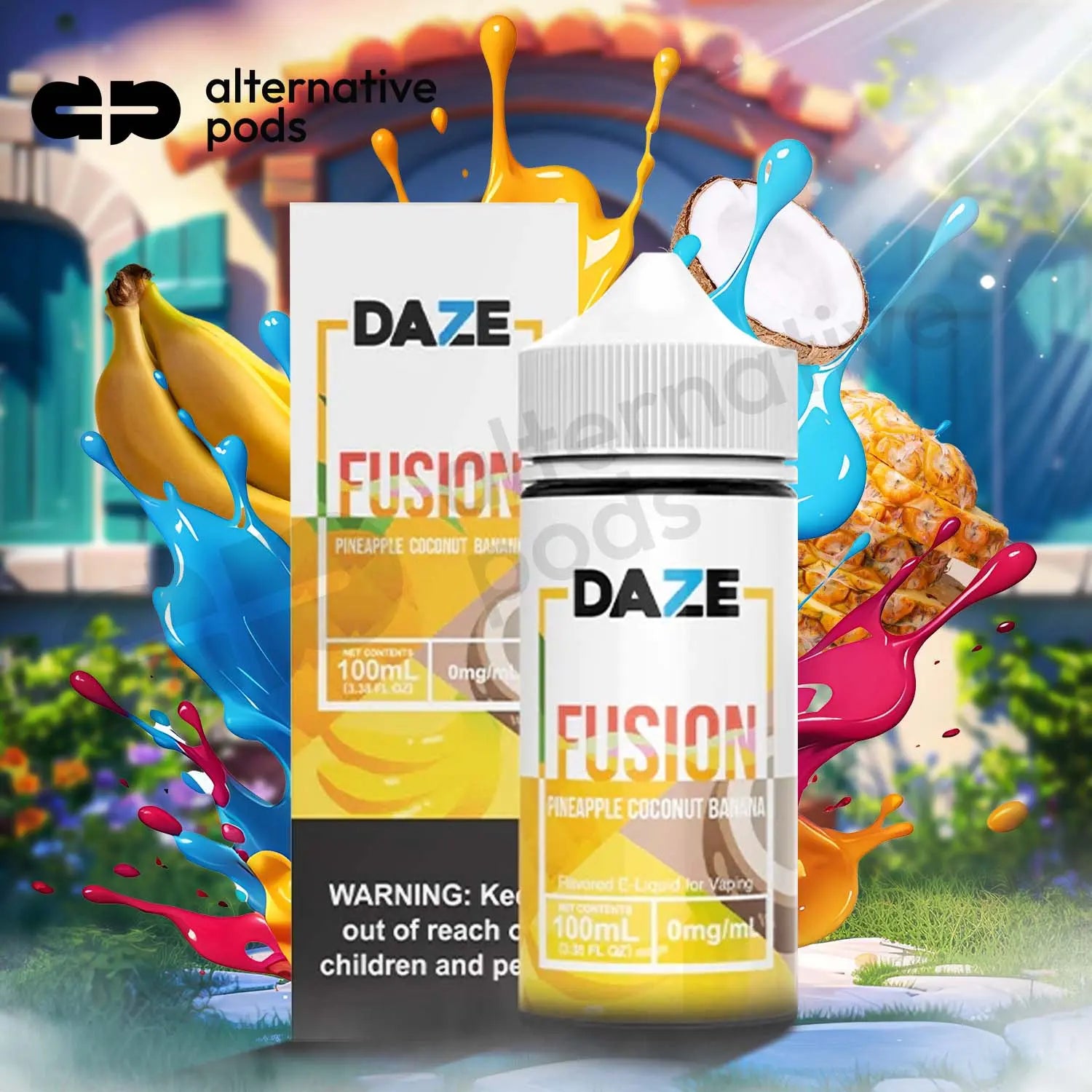 7 Daze Fusion Synthetic Nicotine E-Liquid 100ML 7 Daze