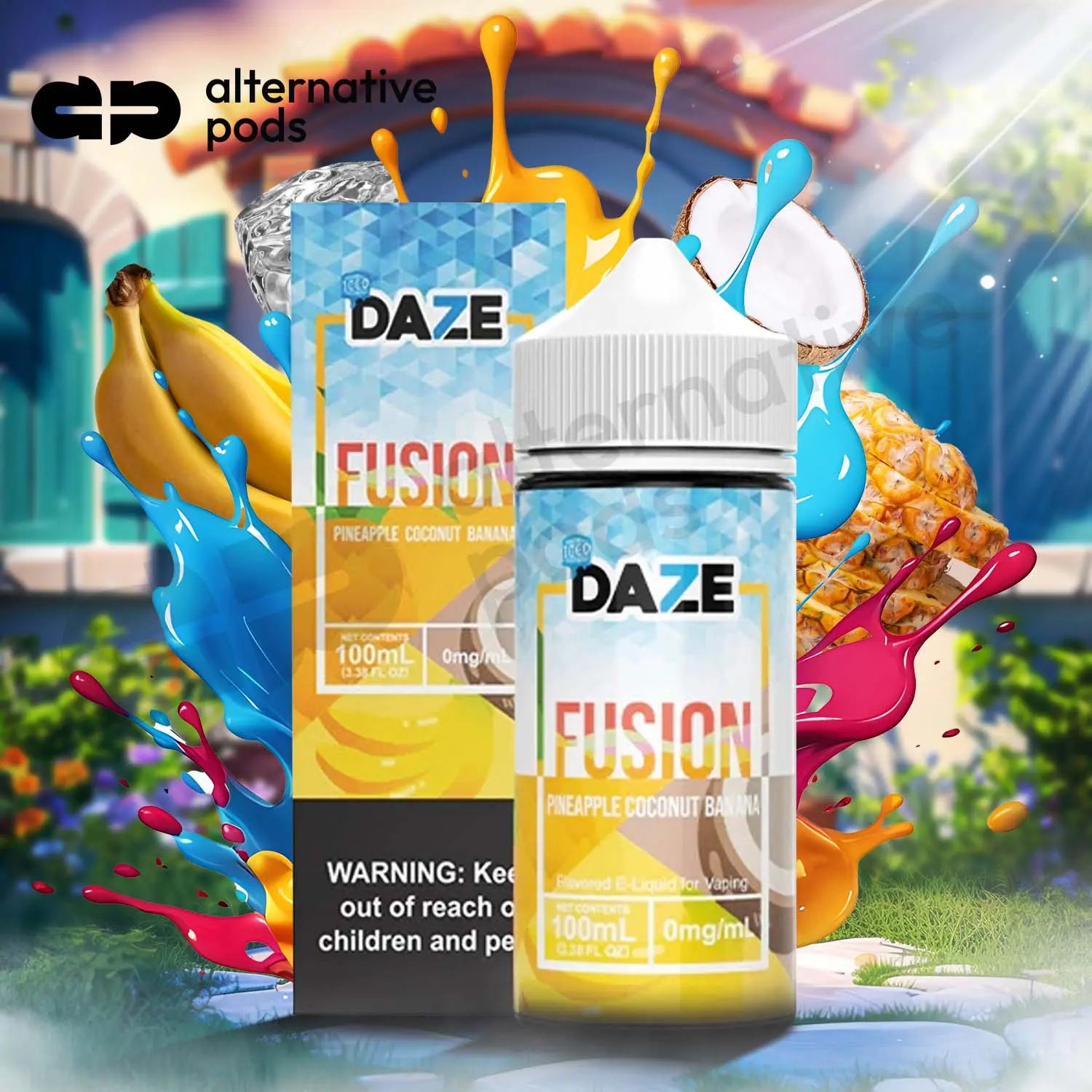 7 Daze Fusion Synthetic Nicotine E-Liquid 100ML 7 Daze