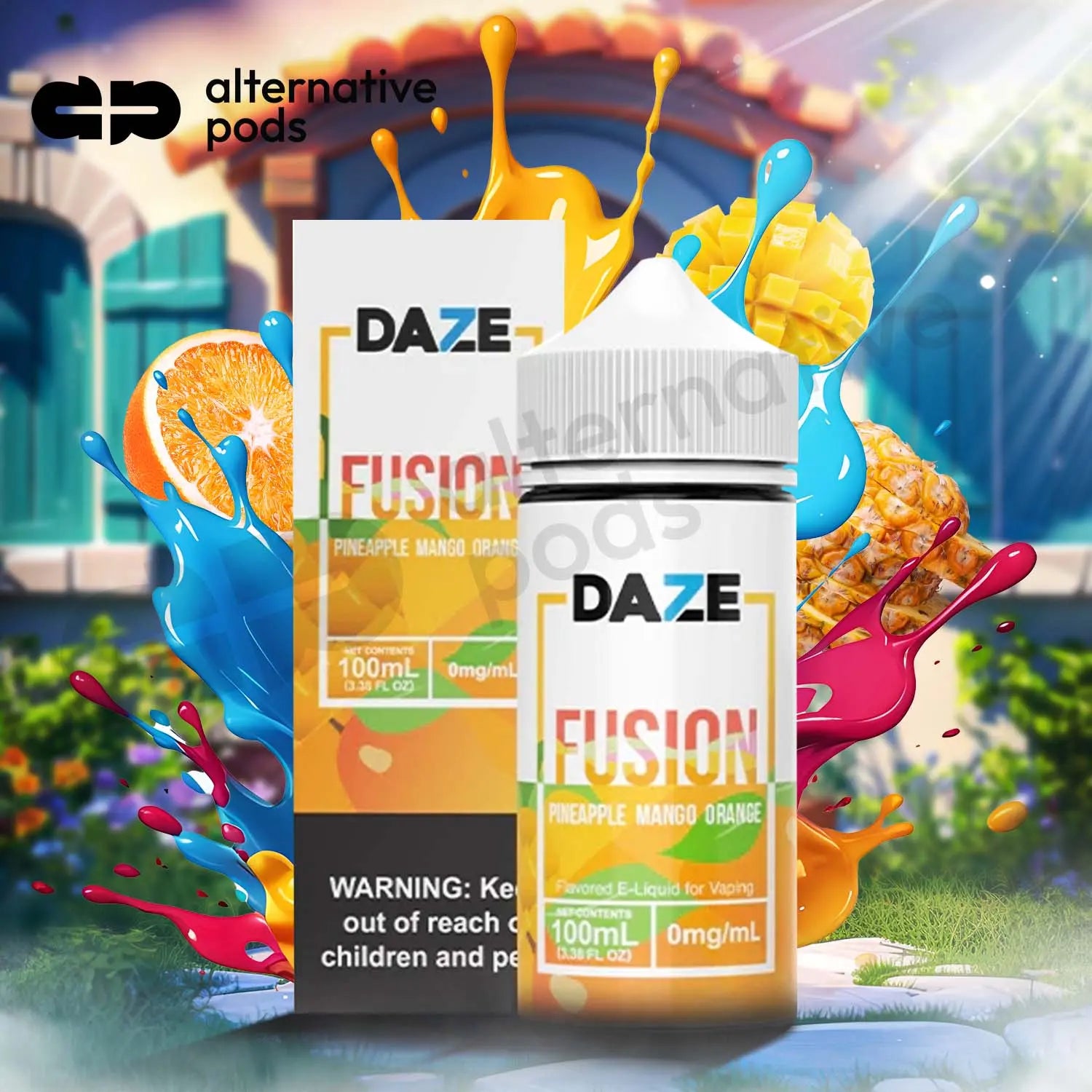 7 Daze Fusion Synthetic Nicotine E-Liquid 100ML 7 Daze