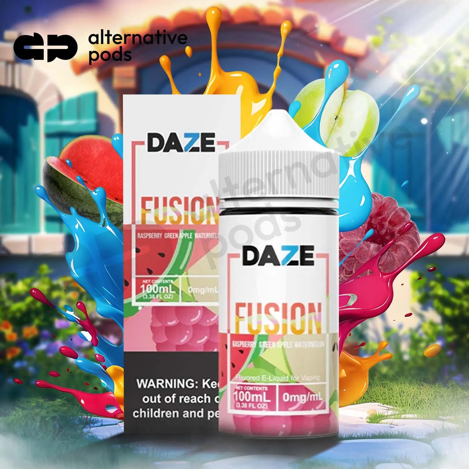 7 Daze Fusion Synthetic Nicotine E-Liquid 100ML 7 Daze