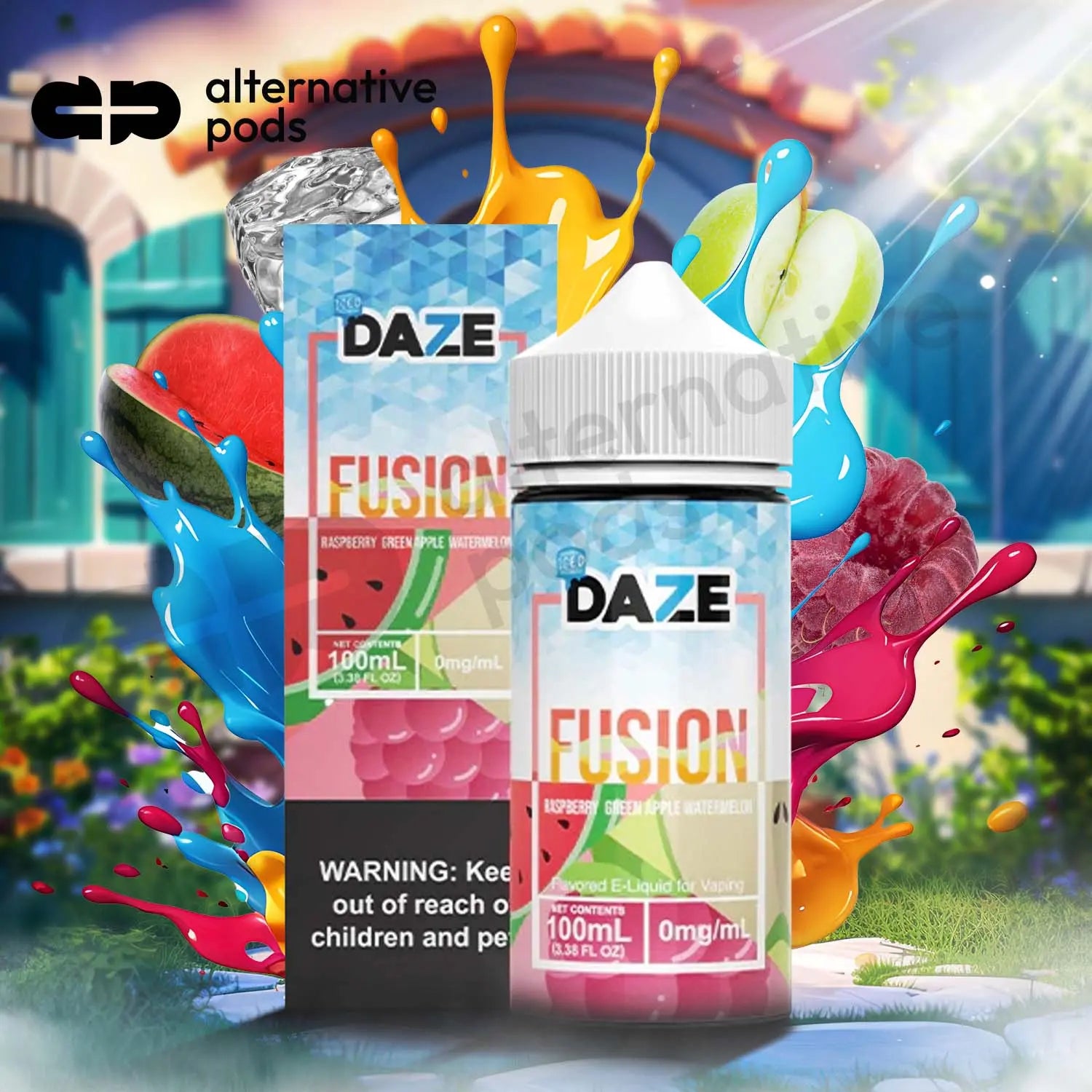 7 Daze Fusion Synthetic Nicotine E-Liquid 100ML 7 Daze