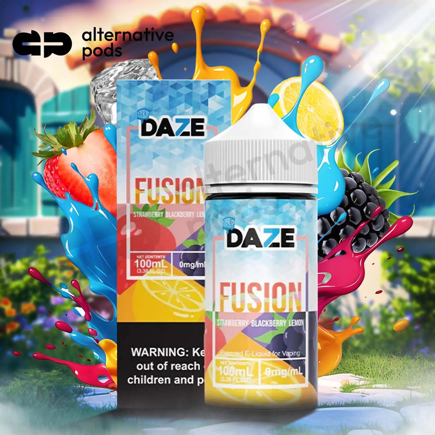7 Daze Fusion Synthetic Nicotine E-Liquid 100ML 7 Daze