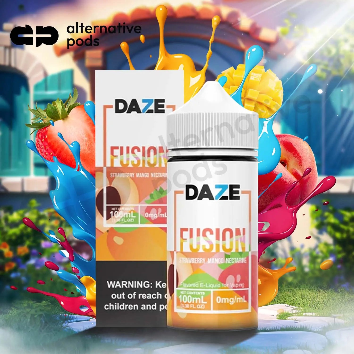 7 Daze Fusion Synthetic Nicotine E-Liquid 100ML 7 Daze
