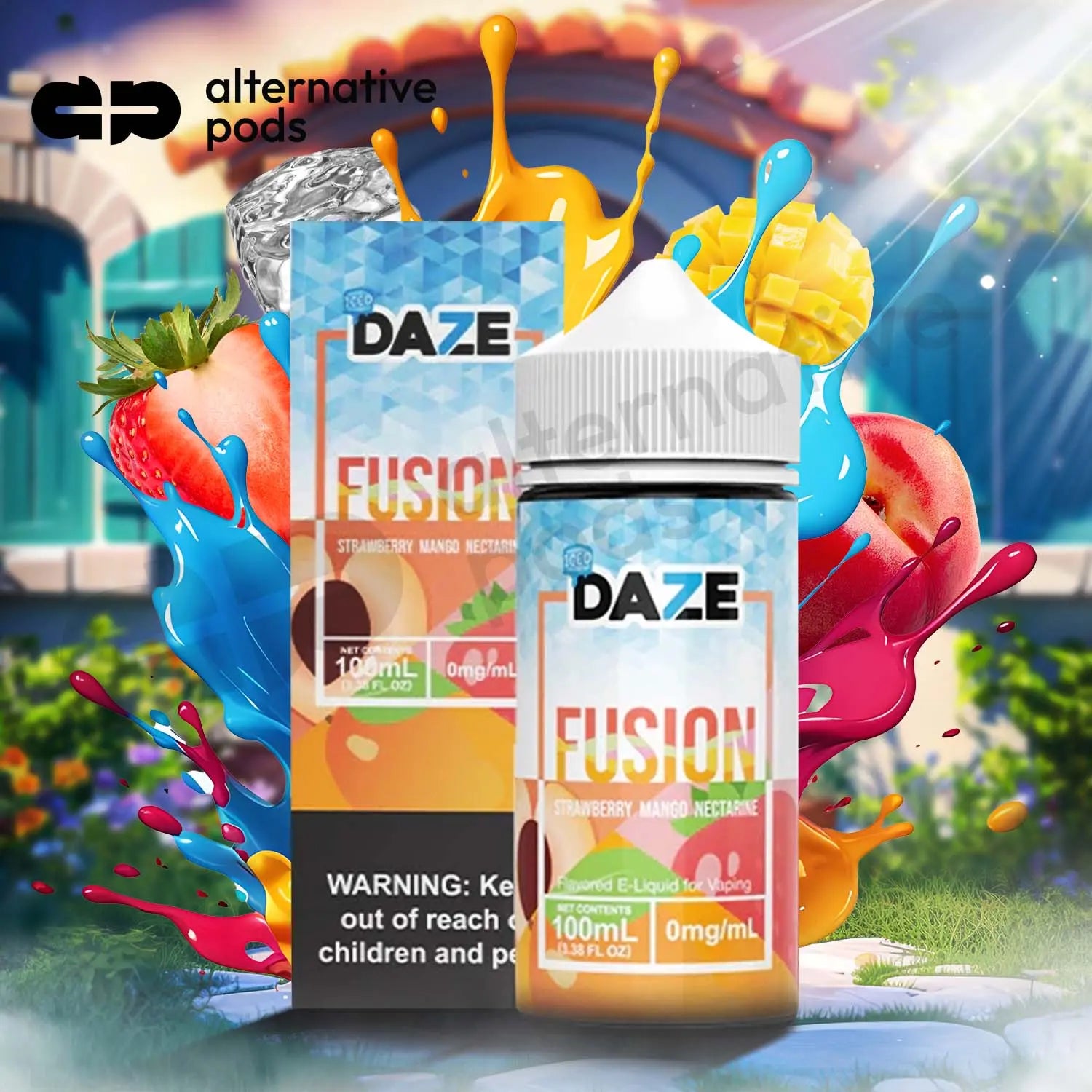 7 Daze Fusion Synthetic Nicotine E-Liquid 100ML 7 Daze