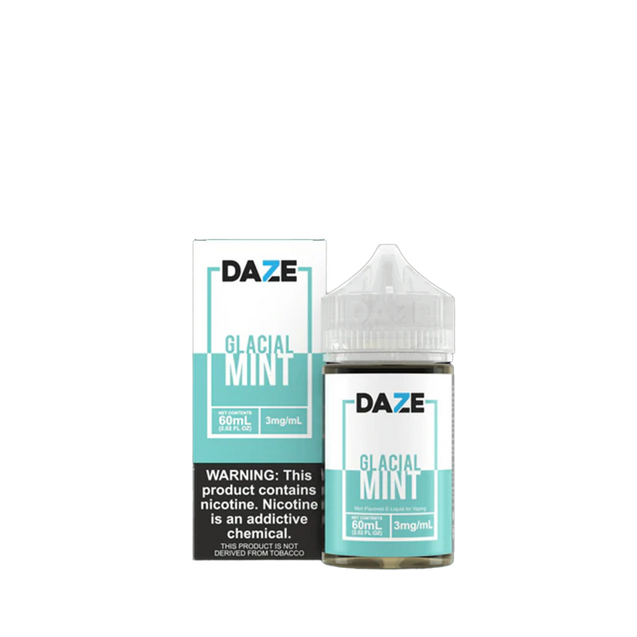 7 Daze Synthetic Nicotine E-Liquid 60ML Glacial Mint 