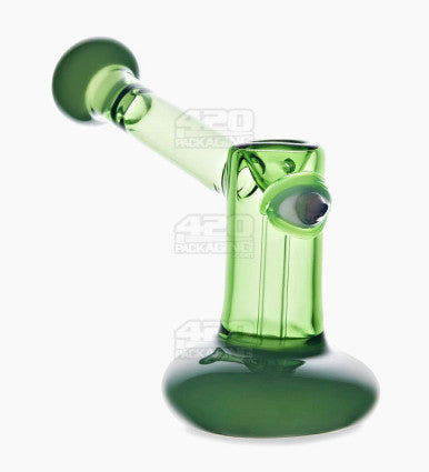 Assorted Color Eye Sitting Bubbler Hand Pipe
