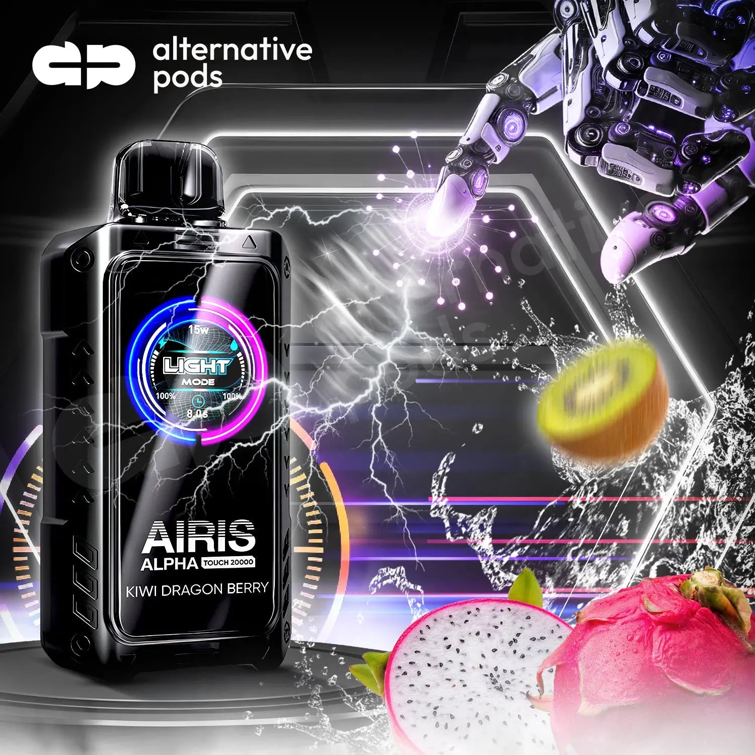 AIRIS Alpha Touch 20K - Kiwi dragon Berry 