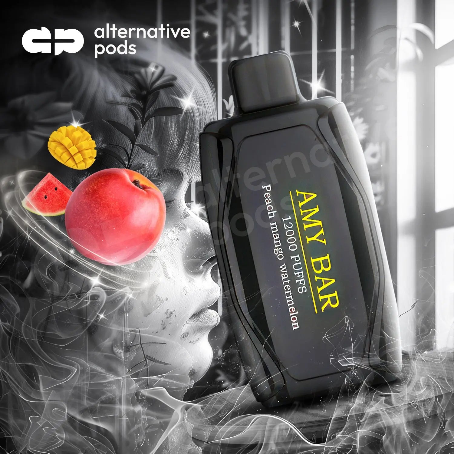 AMY BAR 12000 Disposable - Peach Mango Watermelon 