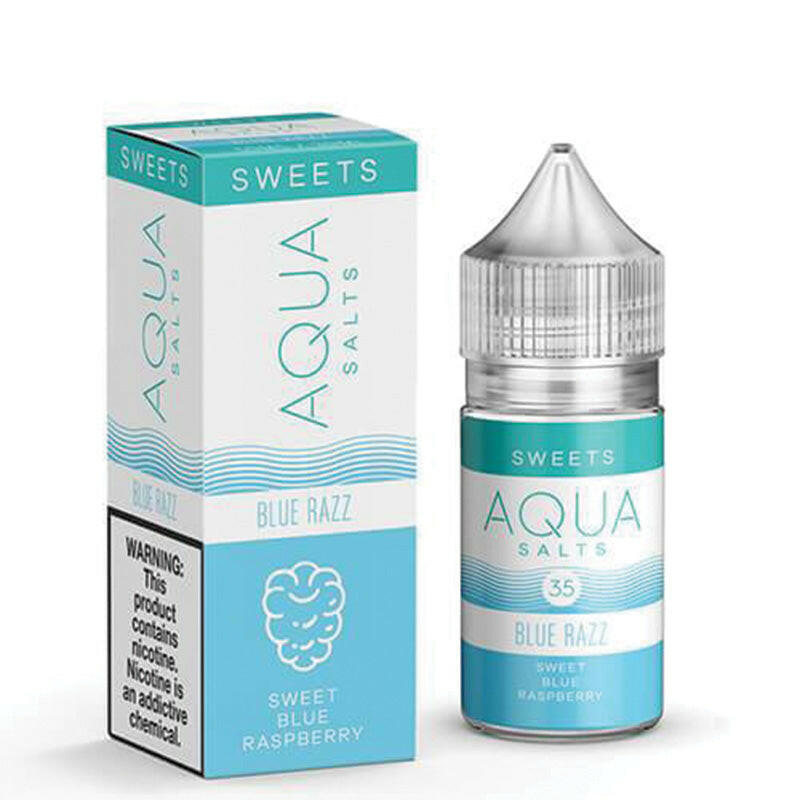 Aqua Salts Nicotine Salt E-Liquid By Marina Vape 30ML Blue Razz 