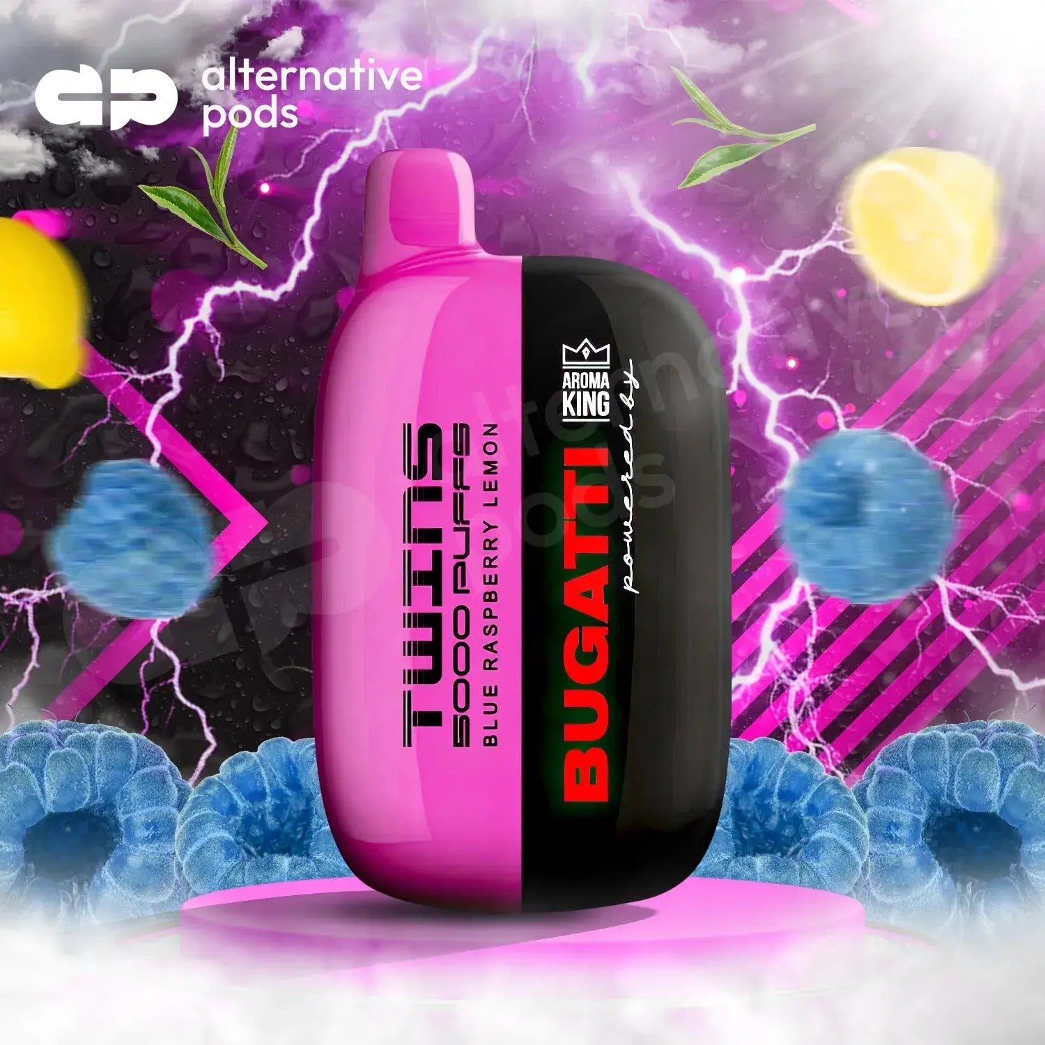 Aroma King BUGATTI TWINS DISPOSABLE VAPE 5000 5k puffs-$21.99 Aroma King BUGATTI TWINS DISPOSABLE VAPE 5000 5k puffs-$21.99
