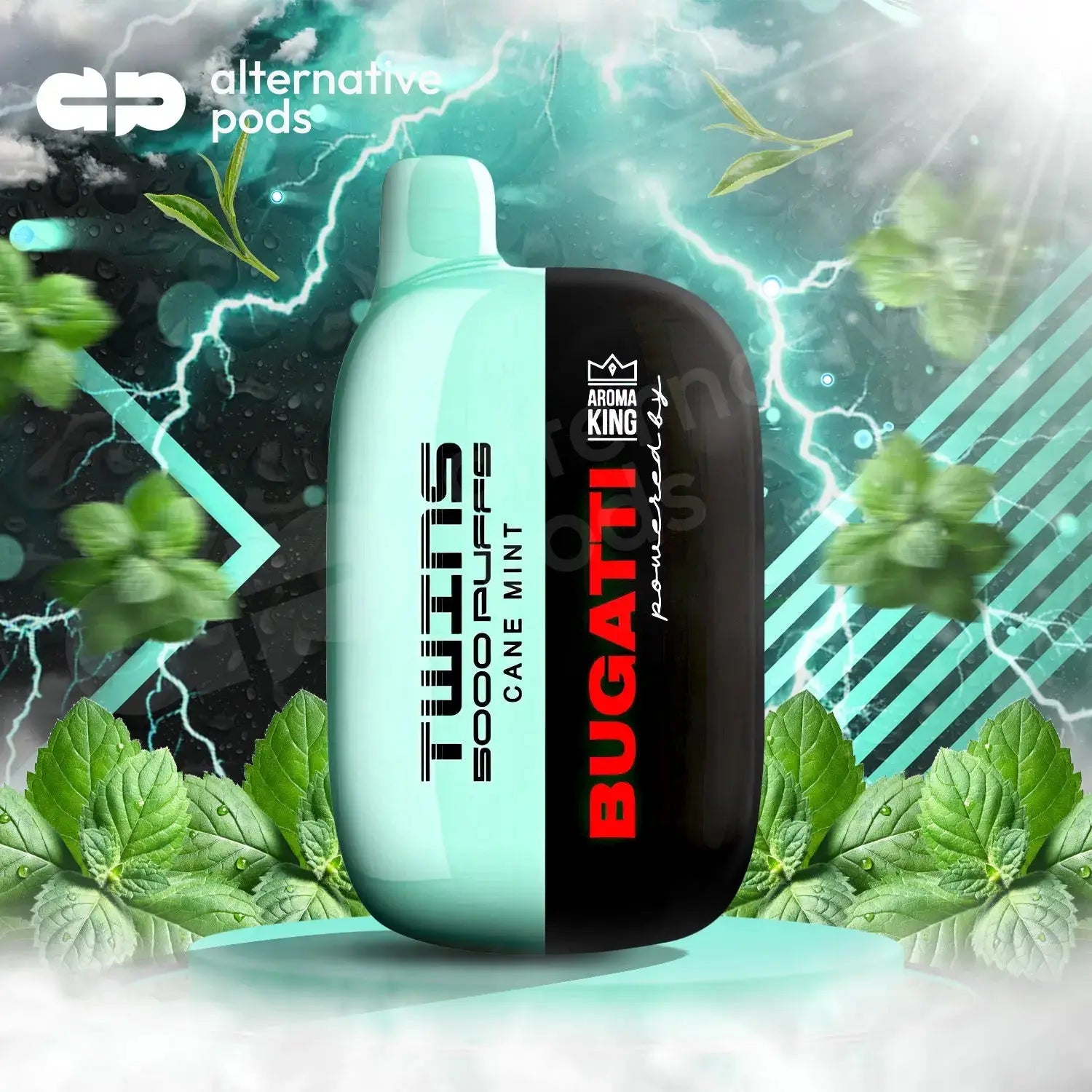 Aroma King BUGATTI TWINS DISPOSABLE VAPE 5000 5k puffs-$21.99
