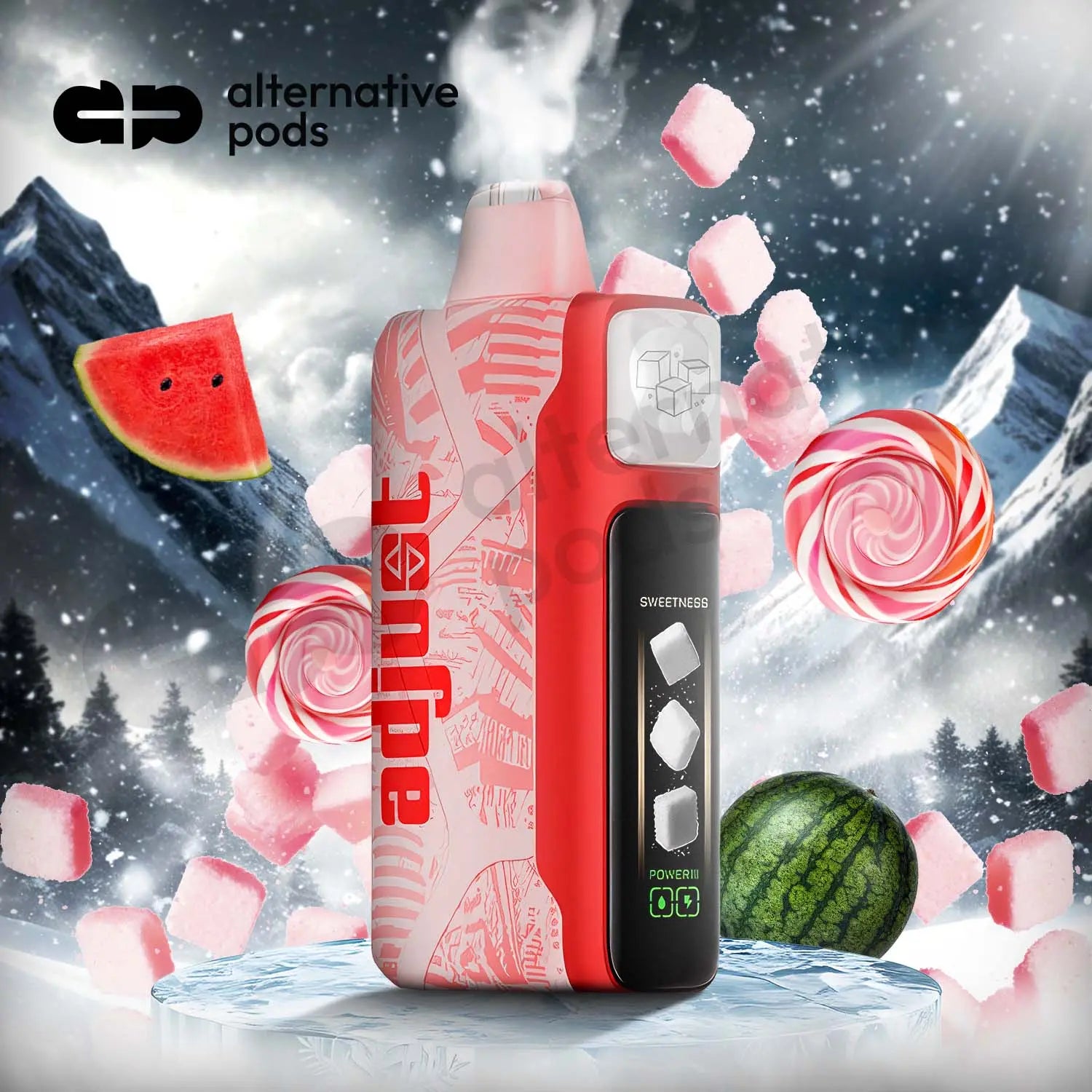 Adjust MySweet 40K Disposable - Watermelon Roll Ups 