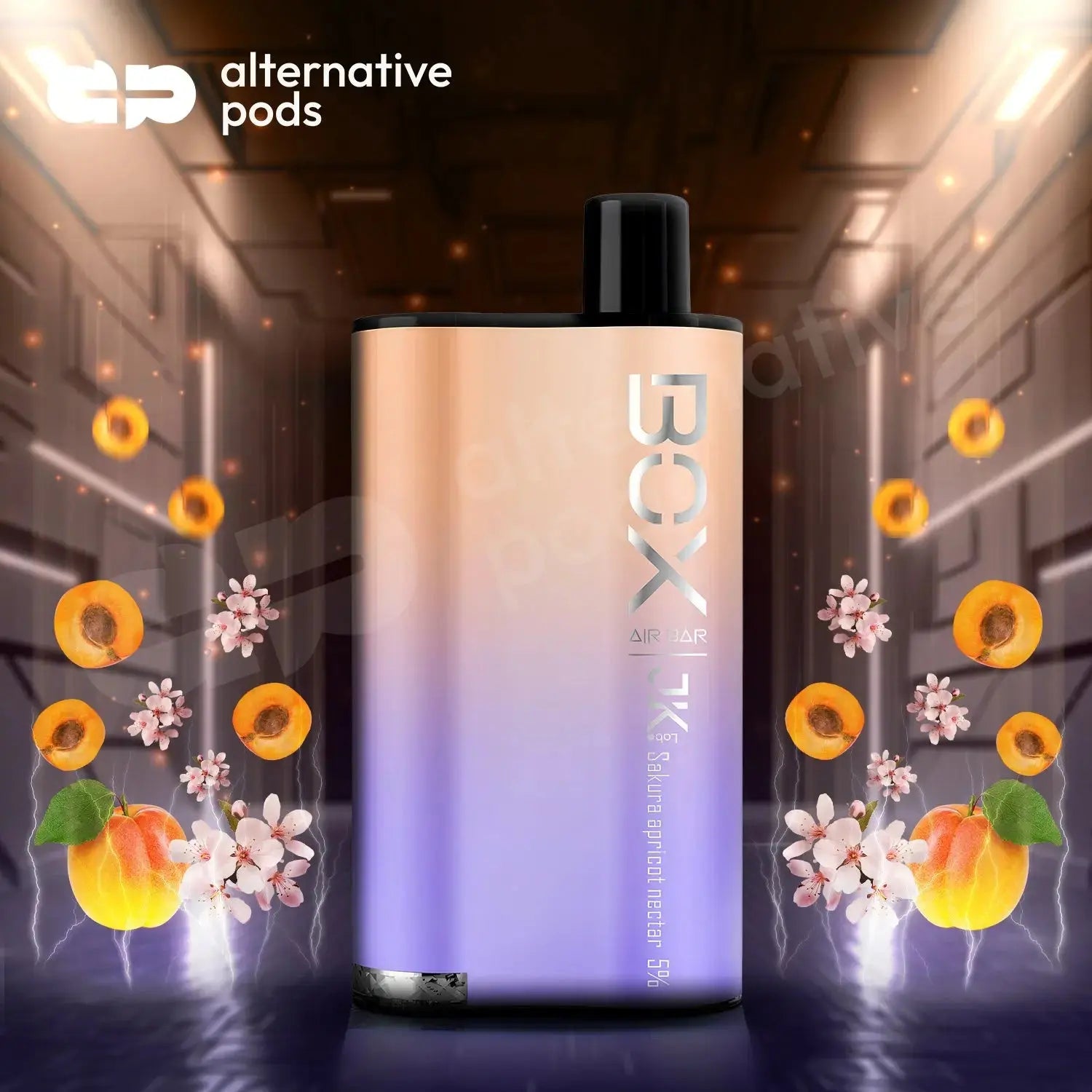 Air Bar Box 3000 Puffs Disposable Vape - Sakura Apricot Nectar 