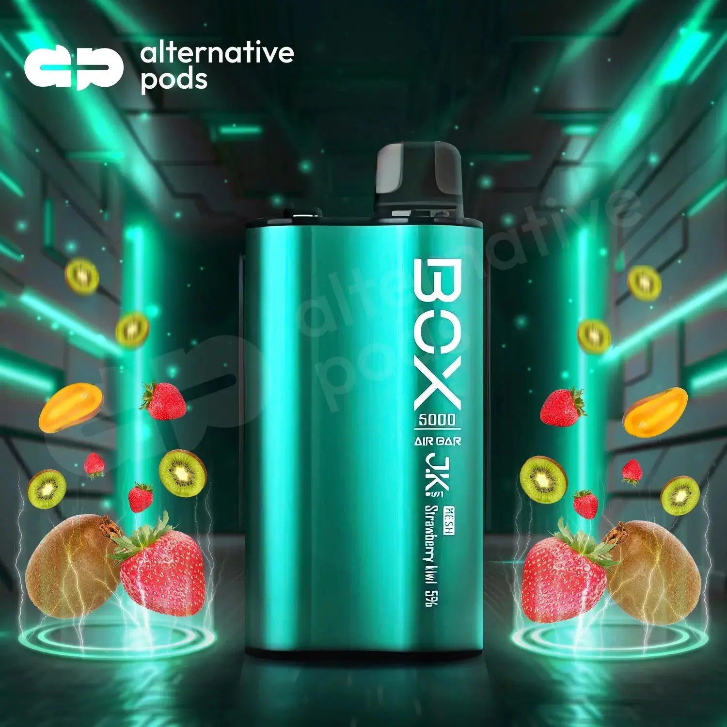 Air Bar Box 5000 Puffs Mesh Disposable vape Air Bar - Strawberry Kiwi 