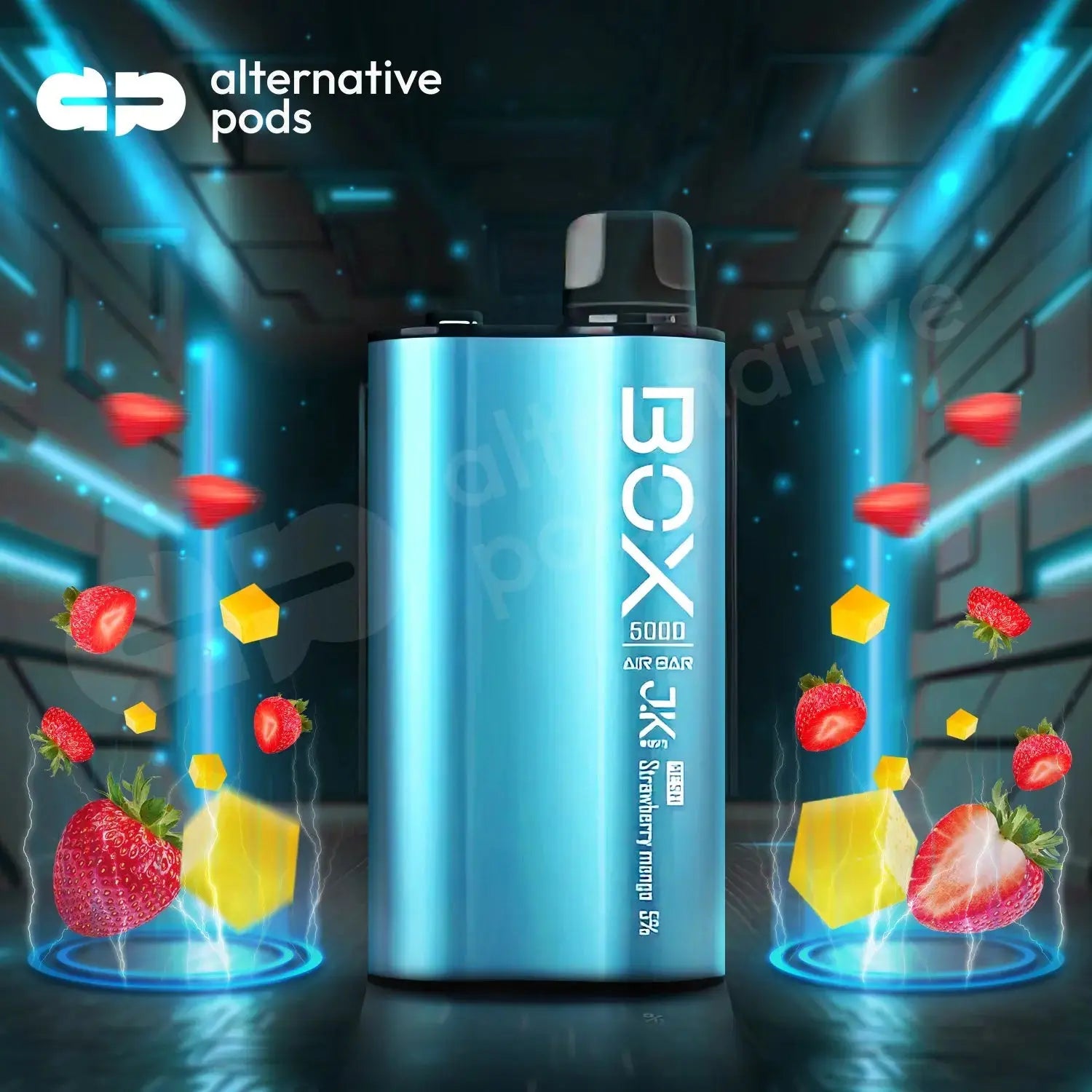 Air Bar Box 5000 Puffs Mesh Disposable vape Air Bar - Strawberry Mango 