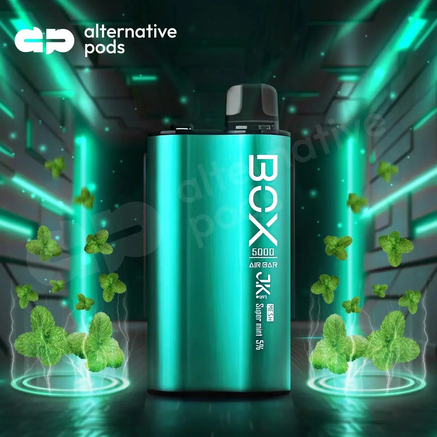 Air Bar Box 5000 Puffs Mesh Disposable vape Air Bar - Super Mint 