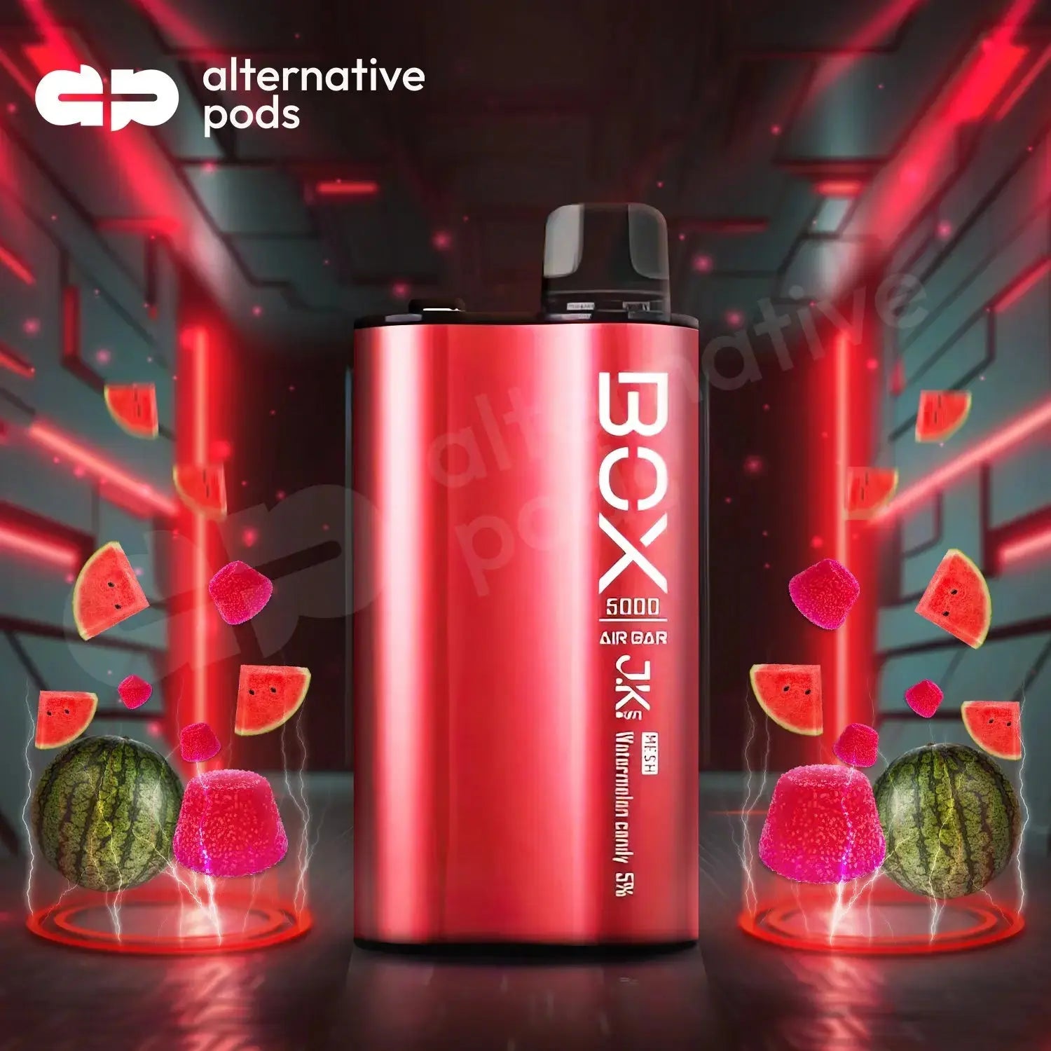 Air Bar Box 5000 Puffs Mesh Disposable vape Air Bar - Watermelon Candy 