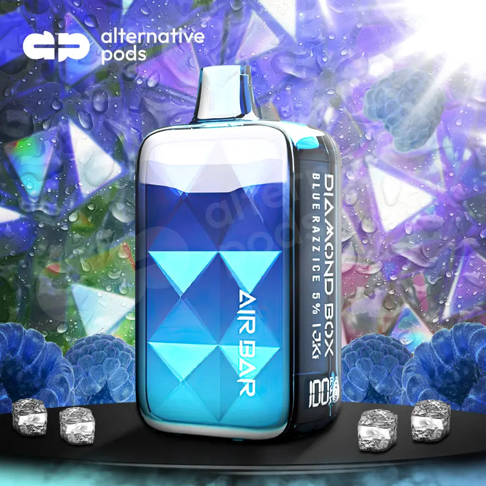 Air Bar Diamond Box Disposable - Blue Razz Ice 