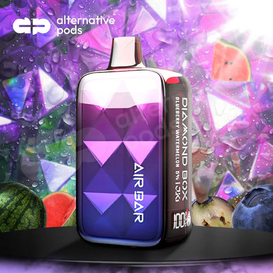 Air Bar Diamond Box Disposable - Blueberry Watermelon 