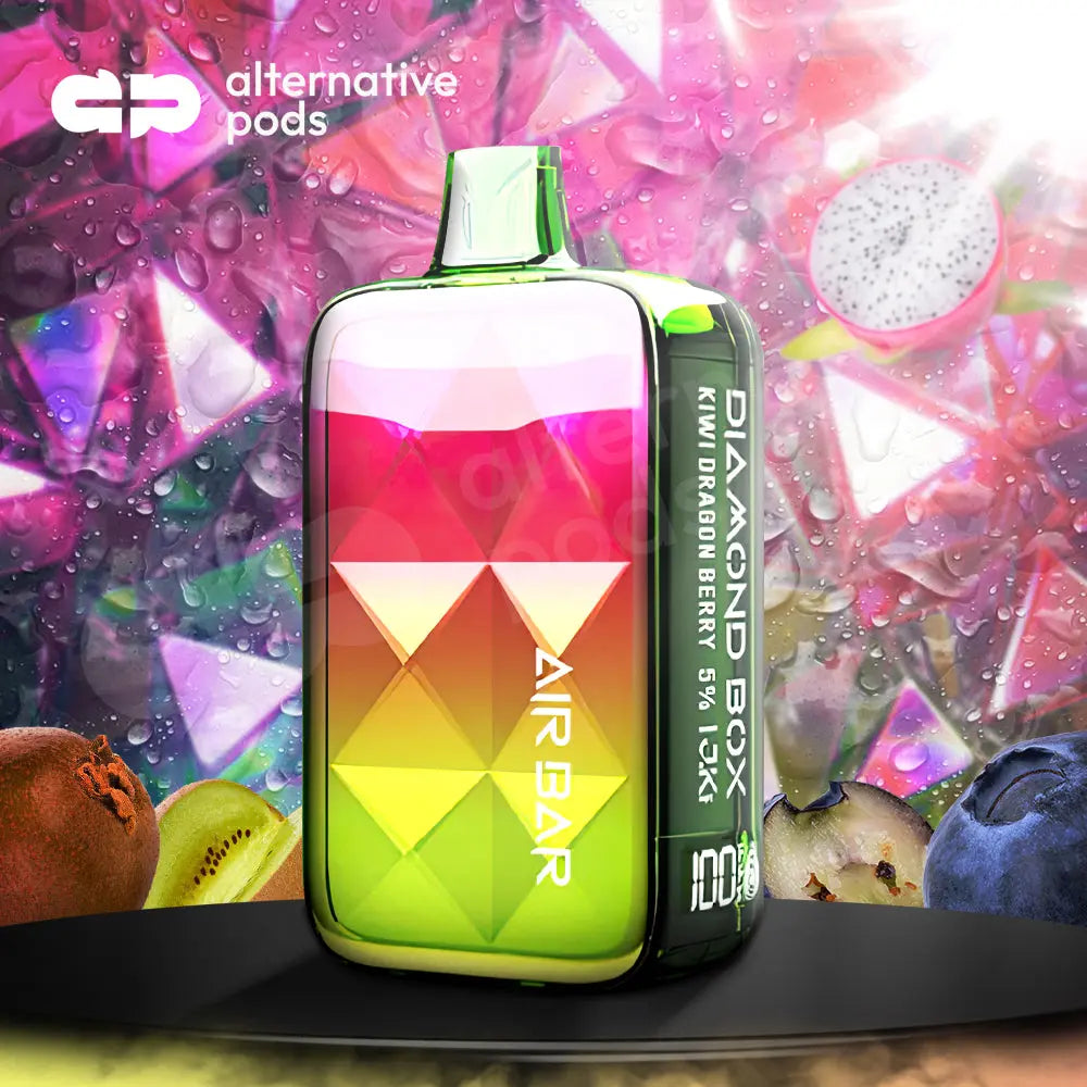 Air Bar Diamond Box Disposable - Kiwi Dragon Berry 