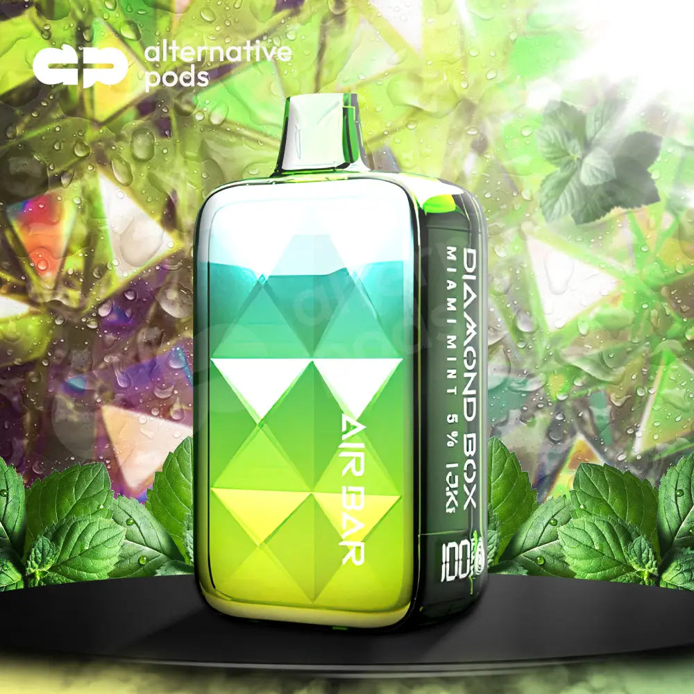 Air Bar Diamond Box Disposable - Miami Mint 