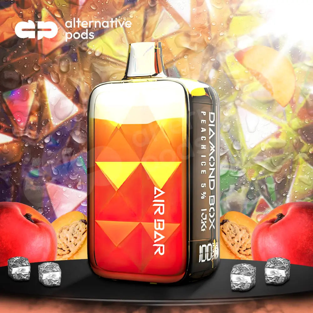 Air Bar Diamond Box Disposable - Peach Ice 