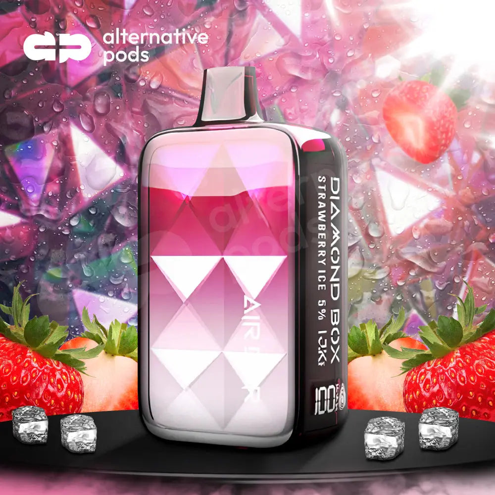 Air Bar Diamond Box Disposable - Strawberry Ice 