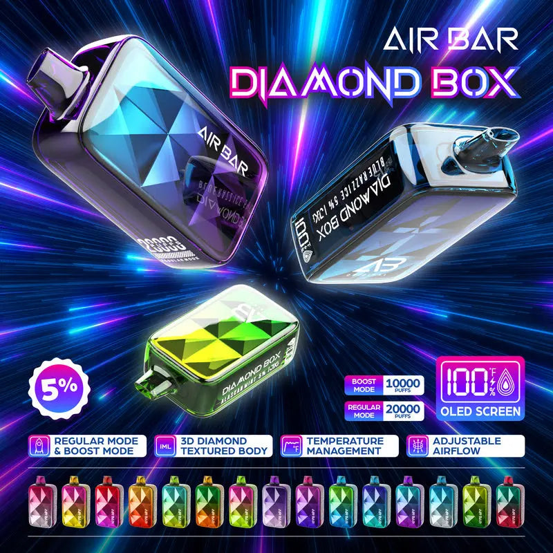 Air Bar Diamond Box Disposable 