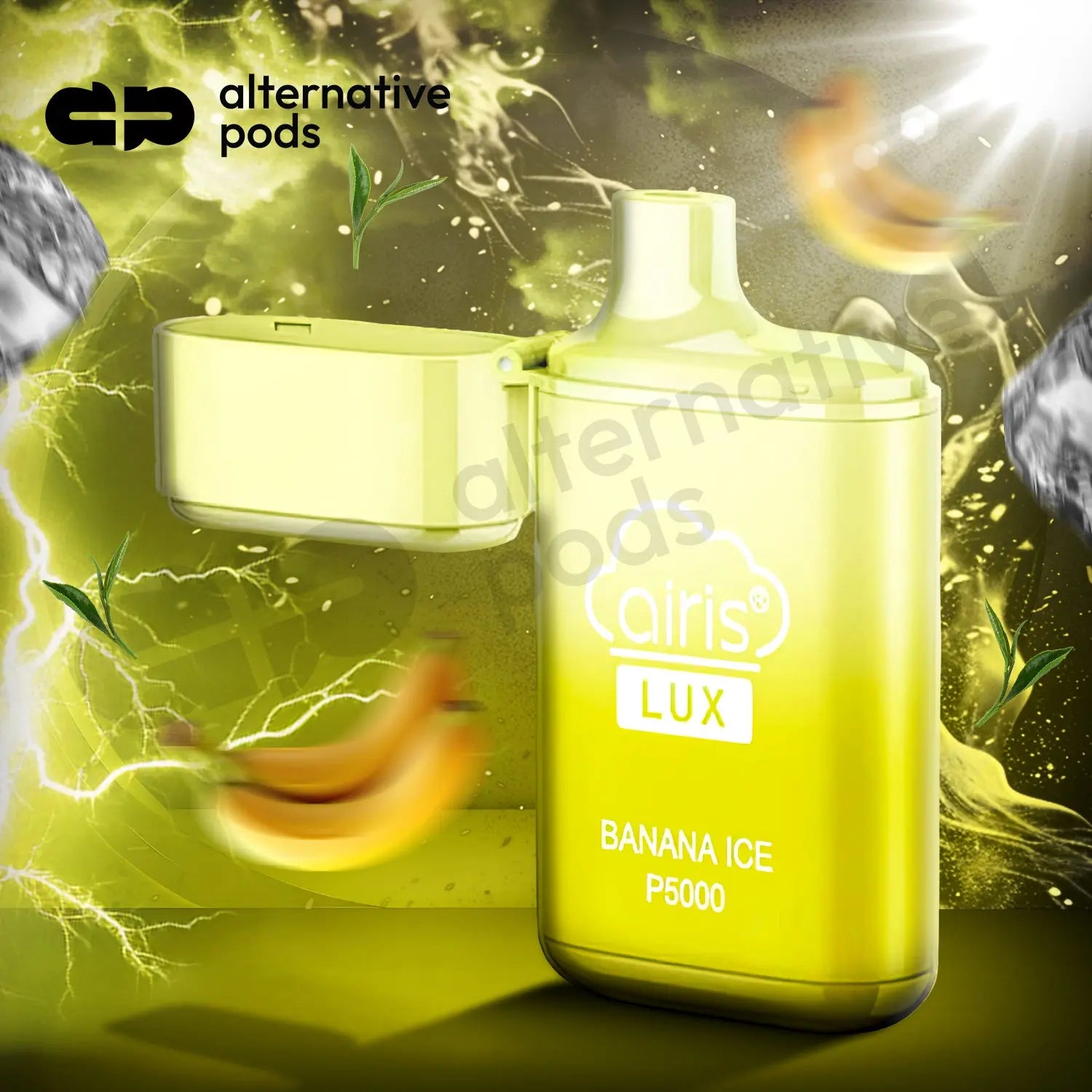 Airis Lux P5000 Puffs Disposable Vape - Banana Ice 